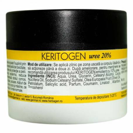 Crema hidratanta pentru tegumente ingrosate cu uree 20%, 50ml - Herbagen