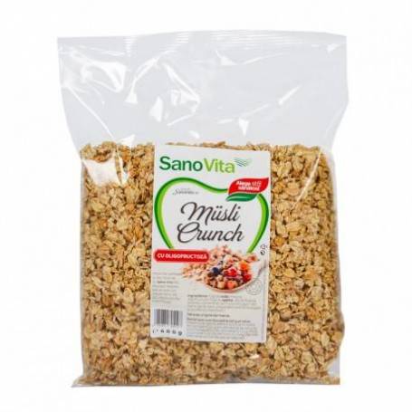 Musli crunch cu oligofructuoza 400g - SanoVita