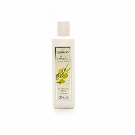 Lapte demachiant cu ulei de masline, 200g - Herbagen
