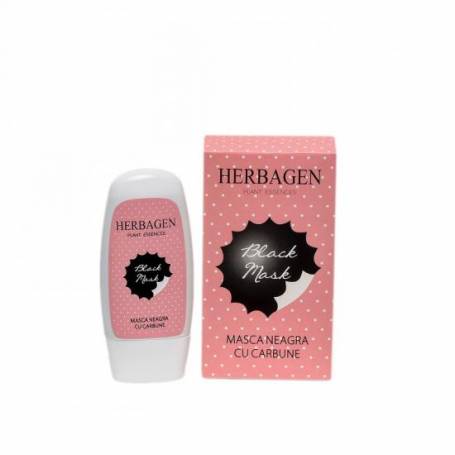 Masca neagra cu carbune, 50g - Herbagen