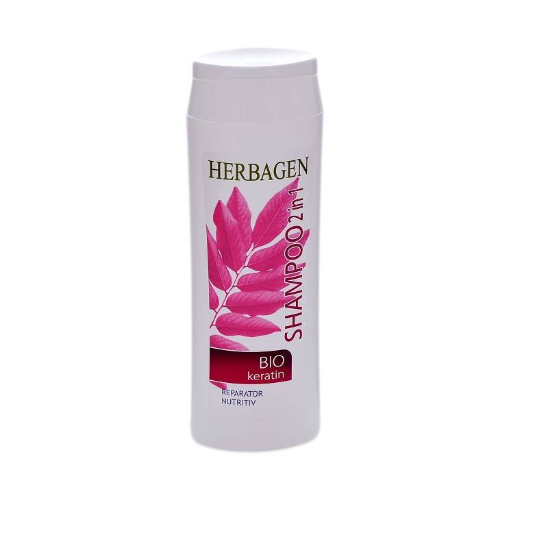 Sampon cu biokeratina 2 in 1, 250ml - Herbagen