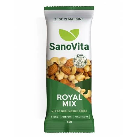 Royal mix, nuci nobile crude, 50g - Sano Vita