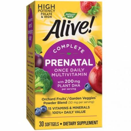 Alive Complete Prenata, 30cps - Nature's Way - Secom