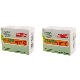 Flavo vit C adulti, 1+1 cadou, 40cps - Hofigal