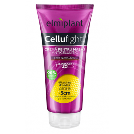 Crema pentru Masaj Anticelulitic, Cellufight, 200ml - Elmiplant