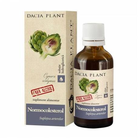 Tinctura fara alcool Normocolesterol 50ml - Dacia Plant