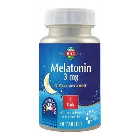 Melatonin 3mg 30tb - KAL - Secom