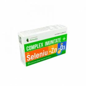 Complex Imunitate Seleniu, Zinc si vitamina D3, 30cps - Remedia