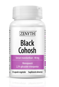 Zenyth Pharmaceuticals Black cohosh, 40mg, 30cps - zenyth