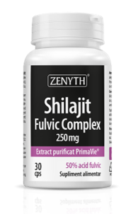 Shilajit fulvic complex, 250mg 30cps - zenyth