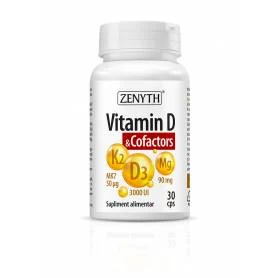 Vitamina D si Cofactors, 30cps - Zenyth