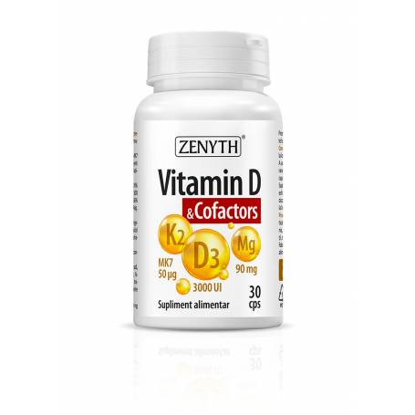 Vitamina D si Cofactors, 30cps - Zenyth