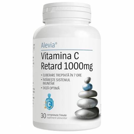 Vitamina C Retard, 1000mg, 30cpr - Alevia