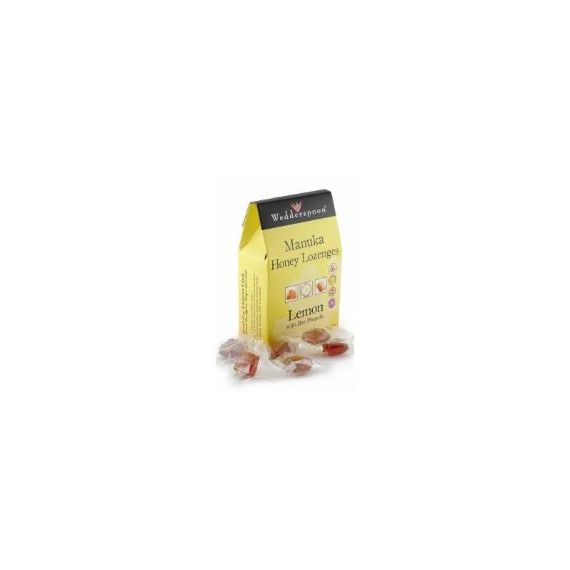 Bomboane cu Miere de Manuka, Lamaie si Propolis 120g - WEDDERSPOON