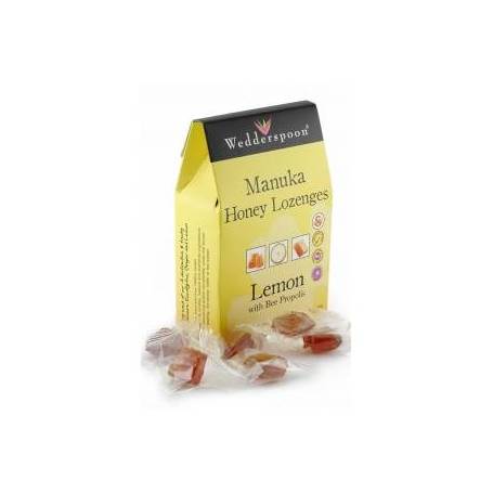 Bomboane cu Miere de Manuka, Lamaie si Propolis 120g - WEDDERSPOON