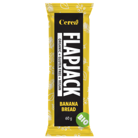 Baton Flapjack cu banana bread, fara gluten, 60g - Cerea - Naterra