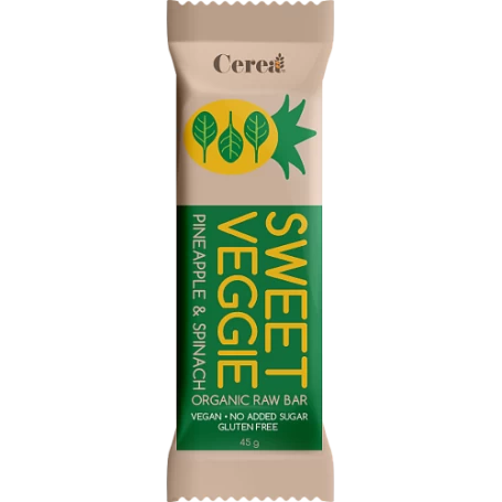 Baton sweet veggie ananas cu spanac, fara gluten, eco-bio, 45g - Cerea