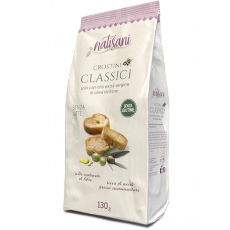 Crostini clasic, fara gluten, eco-bio, 130g - Natisani