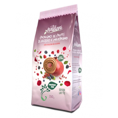 Frollino cu fructe de padure si rodie fara gluten, eco-bio, 150g - Natisani