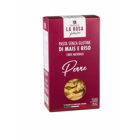Penne, fara gluten, eco-bio, 500g - La Rosa