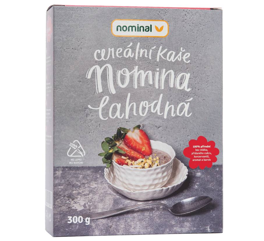 Porridge nomina tasty, fara gluten, 300g - nominal