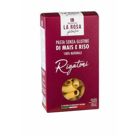 Rigatoni, fara gluten, eco-bio, 500g - La Rosa