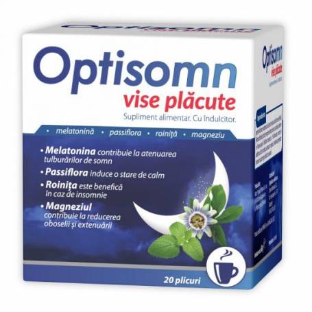 Ceai vise placute Optisomn, 20plicuri - Zdrovit