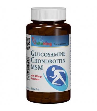 Glucosamine chondroitin msm, 400mg, 60tbs - vitaking