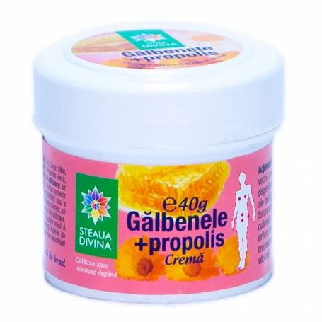 Crema de galbenele cu propolis, 40g - Steaua Divina