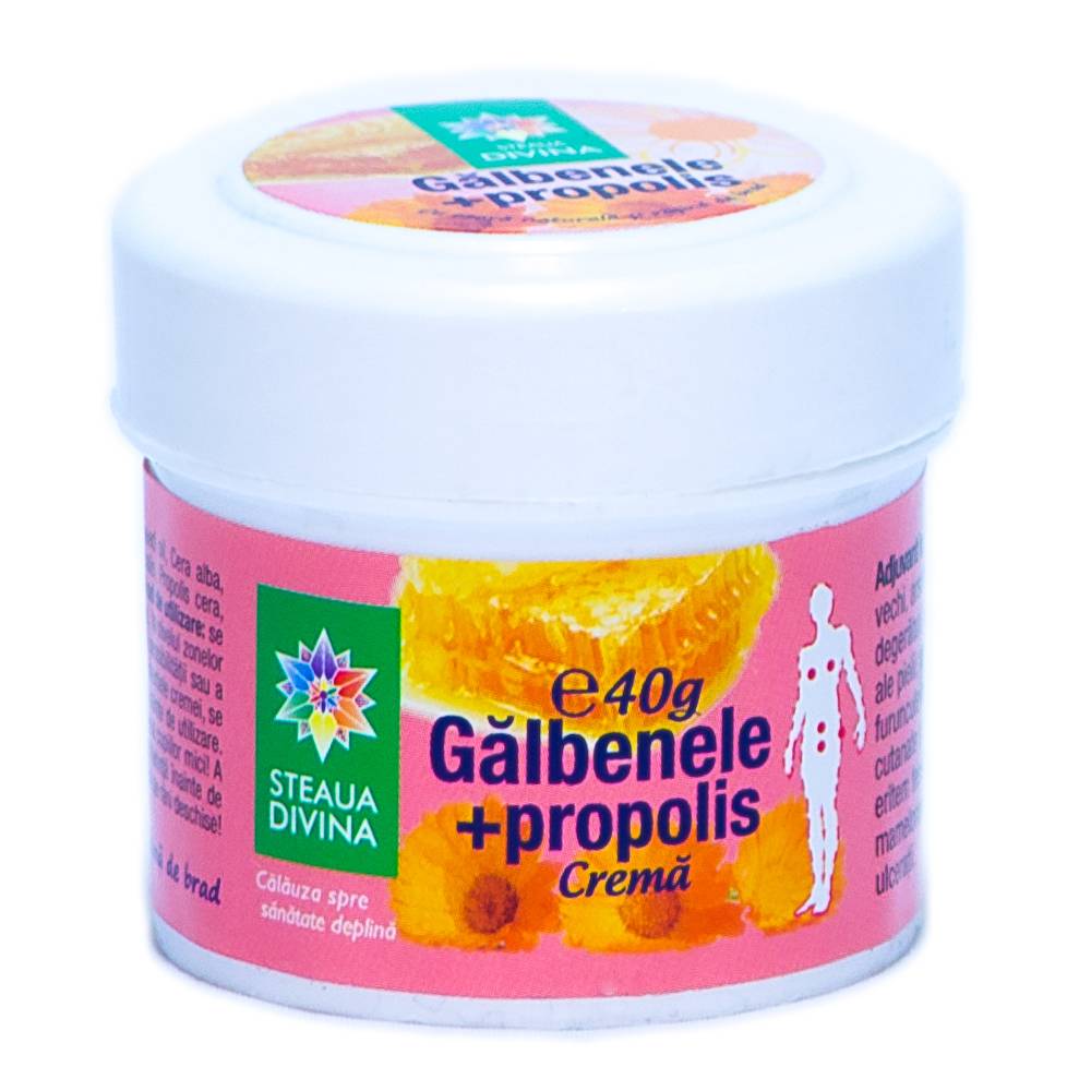 Crema De Galbenele Cu Propolis, 40g - Steaua Divina