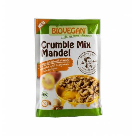 Amestec de migdale maruntite bio 124g - Biovegan