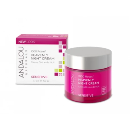 Crema de noapte, 1000 Roses Heavenly Night Cream, 50g - Secom - Andalou