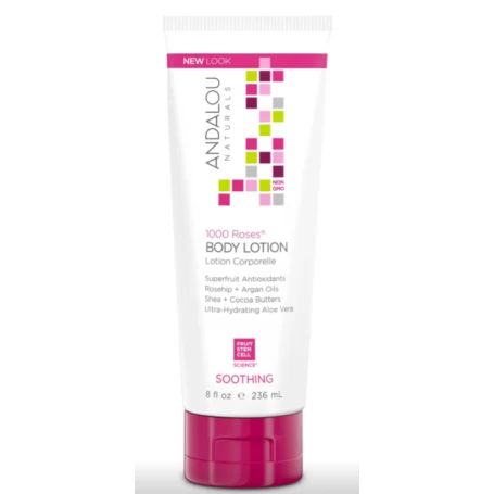 Lotiune de corp, 1000 Roses Soothing Body Lotion, 236ml - Secom - Andalou