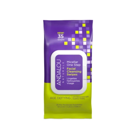 Servetele demachiante Age Defying Micellar Facial Swipes, 1buc - Secom - Andalou
