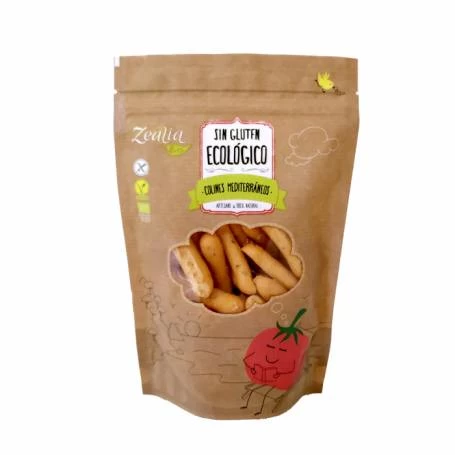Minigrisine mediteraneene, fara gluten, eco-bio, 75g - Zealia