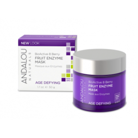 Masca enzimatica pentru ten uscat, BioActive 8 Berry Fruit Enzyme Mask, 50g - Secom - Andalou