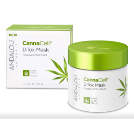 Masca pentru toate tipurile de ten, CannaCell D.Tox Mask, 50g - Secom - Andalou
