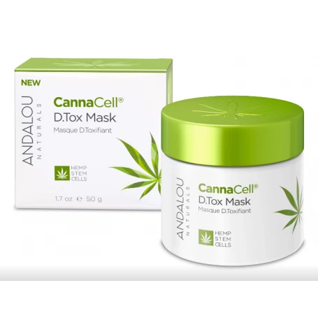 Masca pentru toate tipurile de ten, CannaCell D.Tox Mask, 50g - Secom - Andalou