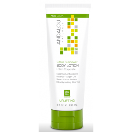 Lotiune de corp, Citrus Sunflower Uplifting Body Lotion, 236nl - Secom - Andalou