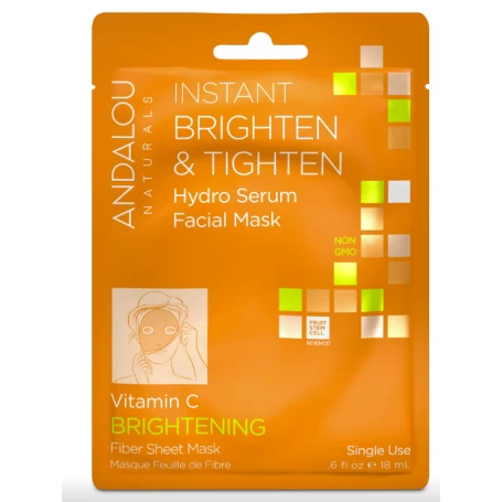 Masca celulozica, Instant Pure Pore Hydro Serum Facial Mask, 18ml - Secom - Andalou