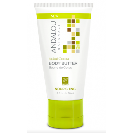 Unt de corp, Kukui Cocoa Nourishing Body Butter, 50ml - Secom - Andalou