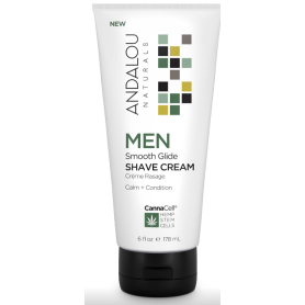 Crema de ras, MEN Smooth Glide Shave Cream, 178ml - Secom - Andalou