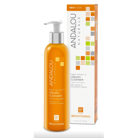 Gel crema de curatare pentru ten normal sau mixt, Meyer Lemon Creamy Cleanser, 178ml - Secom - Andalou