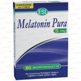 Melatonina pura, 5 mg, 60tbs - Esitalia