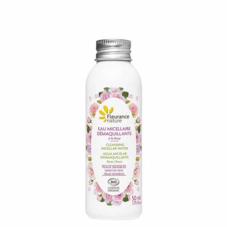 Apa micelara cu trandafiri de Damasc, 50ml - Fleurance Nature