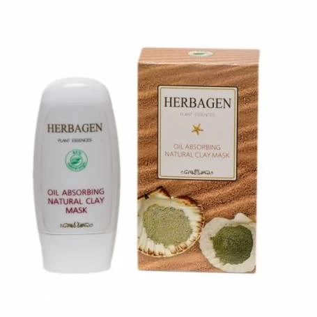 Masca antiseboree cu argila, 50g - Herbagen