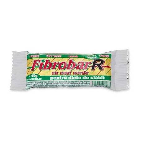 Baton Fibrobar-R cu Ceai Verde, 50g - Redis Nutritie