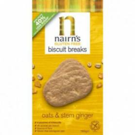 Biscuiti din ovaz cu hhimbir, fara gluten, 160g - Nairn'S