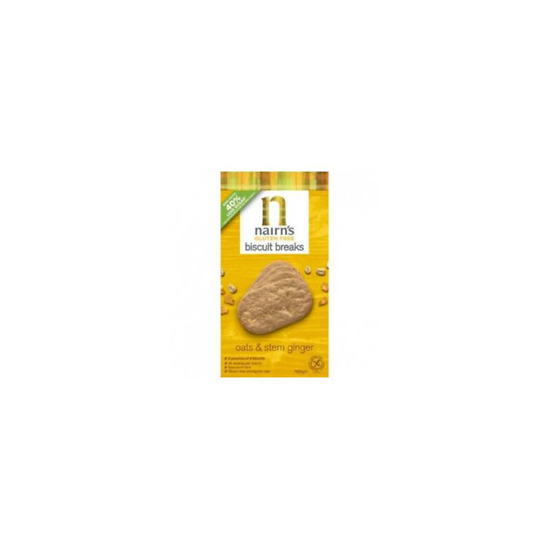 Biscuiti din ovaz cu ghimbir, fara gluten, 160g - Nairn'S