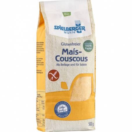 Cous cous din porumb, fara gluten, eco-bio, 500g - Spielberger